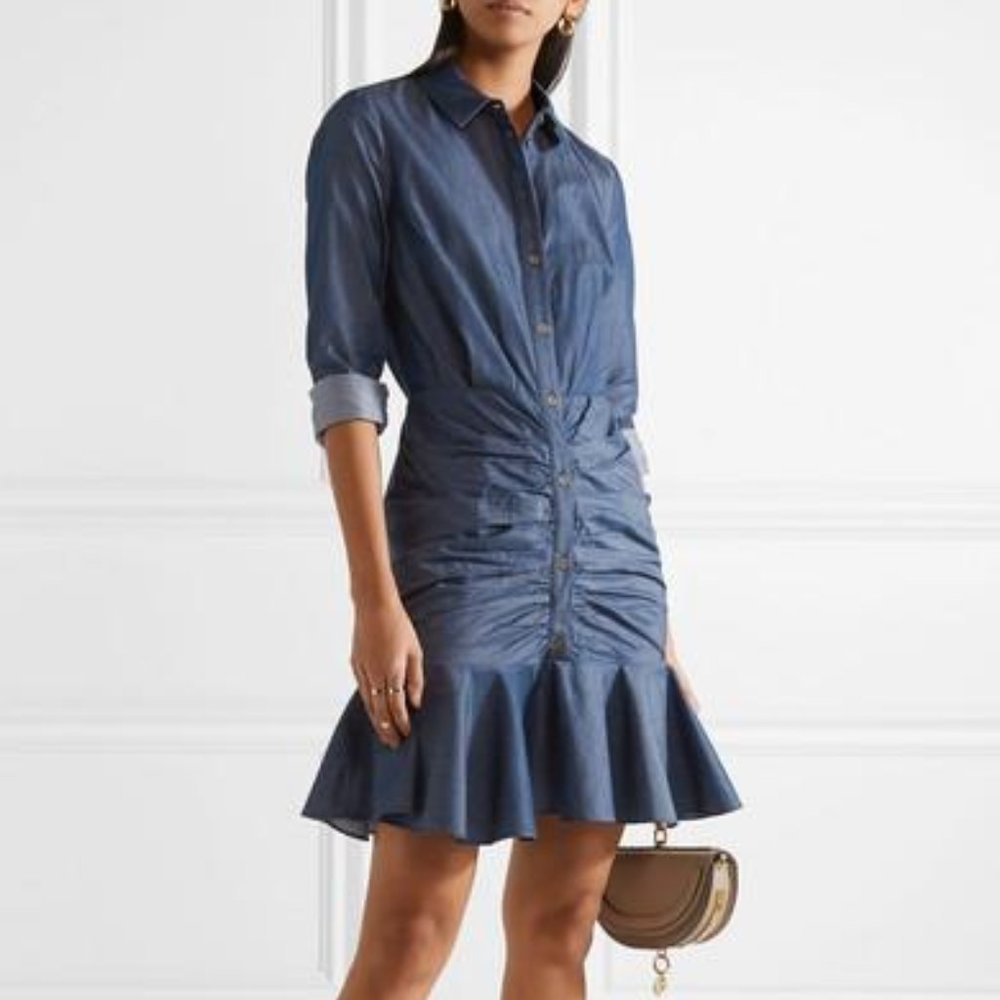 Veronica Beard Blue Denim Dress